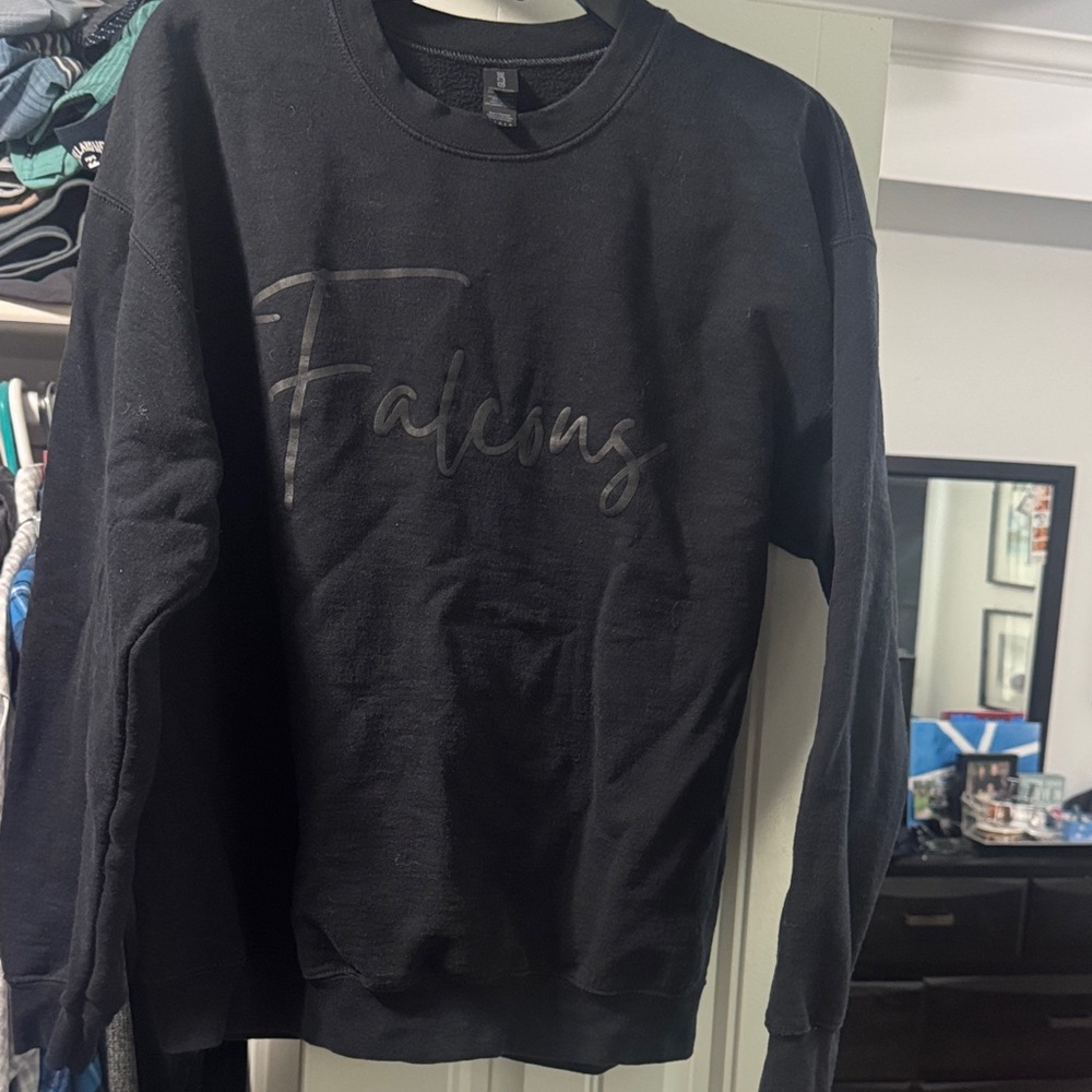 Gildan Black Sweatshirt with Falcons black graphic